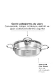 Nehir Silver 4 Parça Paslanmaz Çelik Sahan Seti (18-20 cm) thumbnail 5