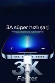 Abatech Lightning To USB Type C 20W Hızlı Şarj Iphone Uyumlu Data Kablosu thumbnail 3