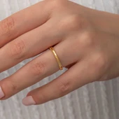 Gümüş Gold Ajda Kadın Yüzük thumbnail 3