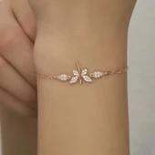 Gümüş Rose Yusufçuk Kadın Bileklik thumbnail 3