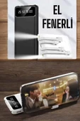 20.000 Mah Led Işıklı Lcd Ekran Usb Girişli Type-c Lightning Powerbank thumbnail 5