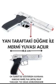 OYUNCAK METAL KAPSÜL TABANCASI GRİ thumbnail 1