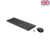 HP 2V9E6AA 330 WİRELESS KLAVYE-MOUSE COMBO SET İNGİLİZCE - SİYAH thumbnail 2