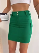 Körüklü cep etek yeşil s24904 thumbnail 1