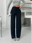Fitilli şardonlu pantolon siyah thumbnail 1