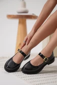 x Siyah Rugan Oxford Ayakkabı thumbnail 1
