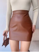 Düz deri etek taba h24468 thumbnail 2