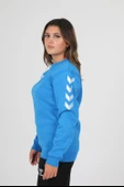Hummel Armin Pamuklu Sweat Mavi thumbnail 6