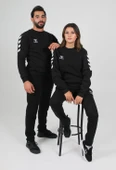 Hummel Armin Pamuklu Sweat Siyah thumbnail 1
