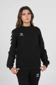 Hummel Armin Pamuklu Sweat Siyah thumbnail 5