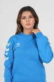 Hummel Armin Pamuklu Sweat Mavi thumbnail 4