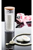 Ahşap Kapak Görünümlü 3'lü Makyaj Organizer Seti – Diamond Model thumbnail 2