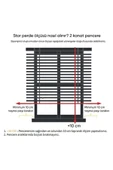 Bambu Raks Kahverengi Zebra Perde thumbnail 4