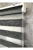 Bambu Raks Koyu Gri Zebra Perde thumbnail 3