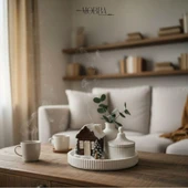 Karlı Ev Tütsülük Dekoratif Set thumbnail 2