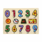 130444 Ahşap Raptiyeli Puzzle Saat thumbnail 3