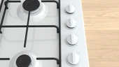 Bosch PBP6C2K80O Beyaz Ankastre Ocak thumbnail 3