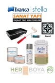 Bianca Stella Beyaz Boya Set 1 Lt + Stencil thumbnail 1