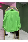 Fast Perry Yeşil Oversize Gömlek thumbnail 4