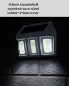 Suya Dayanıklı Solar Duvar Lambası – Akıllı Gece Sensörlü Işık thumbnail 5
