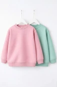 2'li Basic Şardonlu Çocuk Sweatshirt thumbnail 1