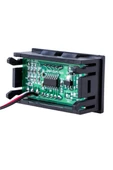 Devremarkt 3 Telli 0.56 Inch Dc 4-30v Panel Tip Dijital Mavi Voltmetre thumbnail 3