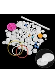 Devremarkt  85 Parça Plastik Dişli Seti (oyuncak - Tekerlek - Mil - Çark) thumbnail 2