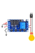 Devremarkt Zamanlayıcı Timer Röle Modül Gecikmeli Başlangıç 3 Hane 7 Segment thumbnail 3