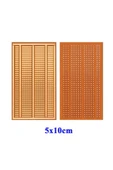 Devremarkt 5x10cm Pertinaks Delikli Plaket Tek Yüzlü Pcb Proto Prototip Devr thumbnail 1