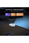 Roborock S8 Pro Plus Akıllı Beyaz Robot Süpürge 10.000 HyperForce Emiş Gücü thumbnail 2