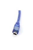 Devremarkt 30cm Mini Usb Kablo Mavi 480 Mbps Usb 2.0 Hot Swap thumbnail 2