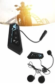 Bluetooth Kask Kulaklığı Intercom 5.0 Bluetooth Android Ve İos Uyumlu thumbnail 1