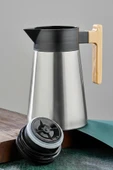 COOKER 1,5 LİTRE ÇELİK TERMOS BAMBU SAPLI thumbnail 1