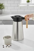 COOKER 2,0 LİTRE ÇELİK TERMOS BAMBU SAPLI thumbnail 5
