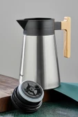 COOKER 1,5 LİTRE ÇELİK TERMOS BAMBU SAPLI thumbnail 5