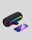 Taşınabilir Şarjlı Bluetooth Hoparlör Güçlü Bas thumbnail 5