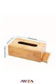 AVŞA Global Natural Bambu Pinterest Stil Peçetelik thumbnail 1