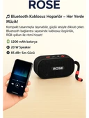 ROSE SP-503 Taşınabilir Bluetooth Hoparlör thumbnail 2