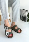 Nool Yeşil Nubuk Terlik thumbnail 1