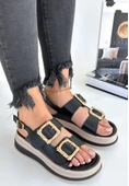 Stan Siyah Cilt Sandalet thumbnail 2
