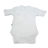 Sema Baby Yarım Kol Kaşkorse Badi (Body) - Beyaz  6-12 Ay thumbnail 2