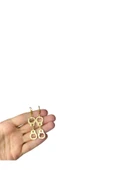 Gold Kelepçe Figürlü Polis Küpe thumbnail 3