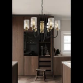 ALTILI ESKİTME KLASİK AVİZE A-463-6E thumbnail 2