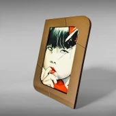 Aynalı Bronz Resim Çerçeve 10x15 thumbnail 4
