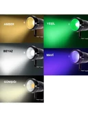 Ct-7300 Amber Led Bahçe Kazığı thumbnail 2
