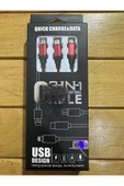 Tk Tech 3 Başlıklı Nf-022 3in1 Micro Şarj Ve Data Kablosu thumbnail 2