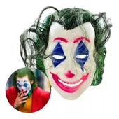 Joaquin Phoenix Joker Maskesi Yeşil Saçlı thumbnail 3