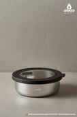 Nova 2 Parça Paslanmaz Çelik Saklama Kabı 18 cm thumbnail 1