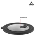 Nova 2 Parça Paslanmaz Çelik Saklama Kabı 18 cm thumbnail 4