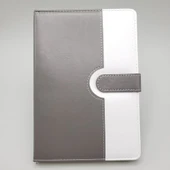 Tarihsiz Ajanda Defter Beyaz Gri Renk thumbnail 2